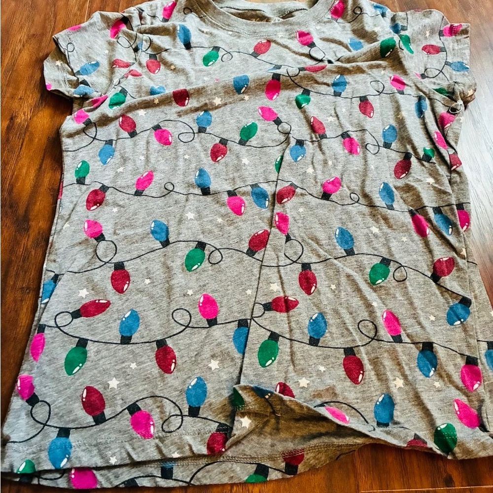 Colorful String Lights Kids Tee